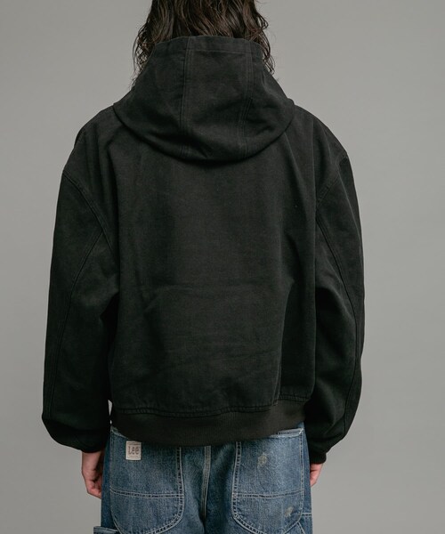 URBAN RESEARCH Sonny Label（アーバンリサーチサニーレーベル）の「ダックフーデッドショートブルゾン（ブルゾン・メンズ・キャメル/ブラック・M/L）」の19枚目の写真