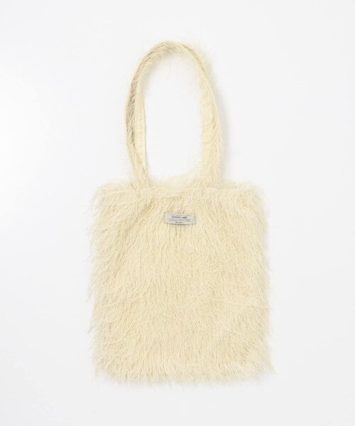URBAN RESEARCH Sonny Label（アーバンリサーチサニーレーベル）の「シャギートートバッグ（トートバッグ・レディース・クリーム/ブルーグレー/ブラック・one）」の9枚目の写真