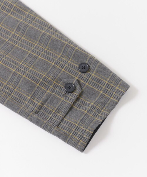 URBAN RESEARCH Sonny Label（アーバンリサーチサニーレーベル）の「チェックリバーシブルオーバーコート（ステンカラーコート・メンズ・ベージュ/ネイビー・M/L）」の12枚目の写真