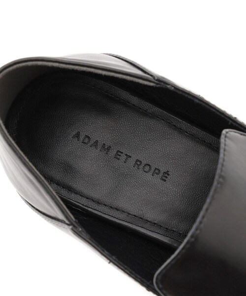ADAM ET ROPE'(アダムエロペ)の「晴雨兼用スクエアトゥスリッポン/撥水(ローファー・レディース・ブラック・23.0/23.5/24.0/24.5)」の17枚目の写真