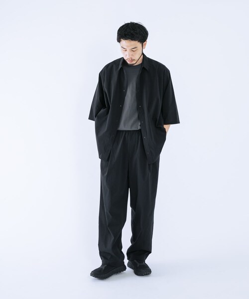 EKAL(エカル)の「『吸水速乾/通気性/軽量』DOT AIR HALF-SLEEVE SHIRTS(シャツ/ブラウス・メンズ・ブラック/グレー/ネイビー・M/L)」の11枚目の写真