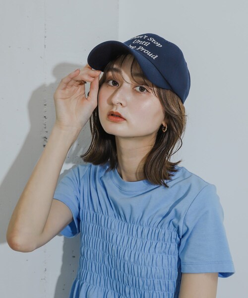 SENSE OF PLACE by URBAN RESEARCH（センスオブプレイスバイアーバンリサーチ）の「ロゴキャップ（キャップ・レディース・NAVY/IVORY・one）」の21枚目の写真