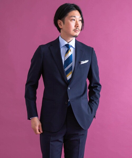 URBAN RESEARCH DOORS（アーバンリサーチドアーズ）の「LIFE STYLE TAILOR　ウォッシャブルストレッチジャケット（その他アウター・メンズ・NAVY/GRAY・44/46/48/50）」の3枚目の写真