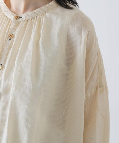 かぐれ(カグレ)の「Vlas Blomme シアーギャザーブラウス(シャツ/ブラウス・レディース・L BEIGE/BLACK・Free)」の19枚目の写真