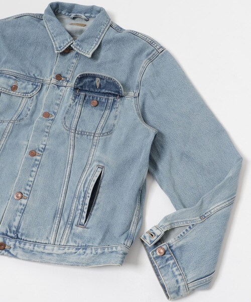 THE GOODLAND MARKET（ザグッドランドマーケット）の「NUDIE JEANS　Danny Denim Jacket（デニムジャケット・メンズ・L.Blue・L/XL）」の4枚目の写真