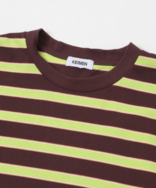 THE GOODLAND MARKET（ザグッドランドマーケット）の「KEIMEN　Strata long T-shirts（Tシャツ/カットソー・メンズ・Brown/Blue・M/L/XL）」の5枚目の写真