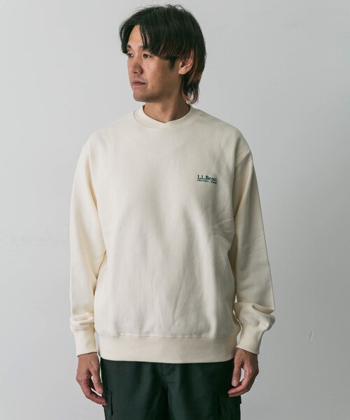 URBAN RESEARCH DOORS（アーバンリサーチドアーズ）の「L.L.Bean　Smithfield Crewneck Sweat（スウェット・メンズ・F.Green/Ecru/Birch/Navy/Purple・M/L/XL）」の7枚目の写真