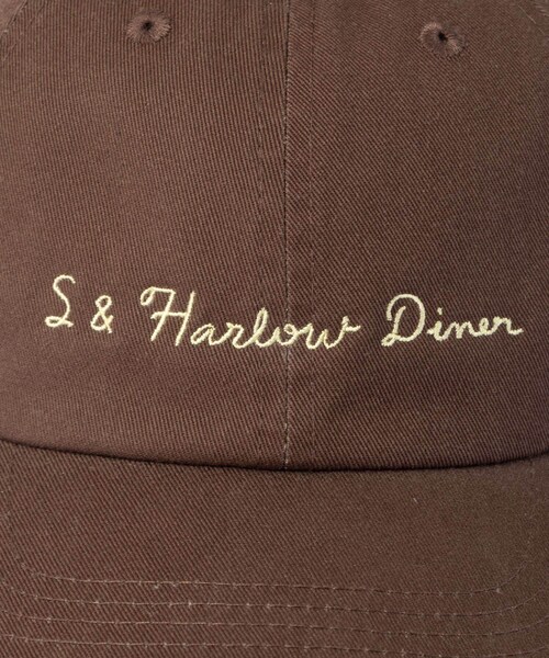 Saturdays NYC（サタデーズ ニューヨークシティ ）の「Harlow x Saturdays NYC Diners Cap（キャップ・レディース・オフホワイト/ダークブラウン/サックス/ピンク・F）」の11枚目の写真