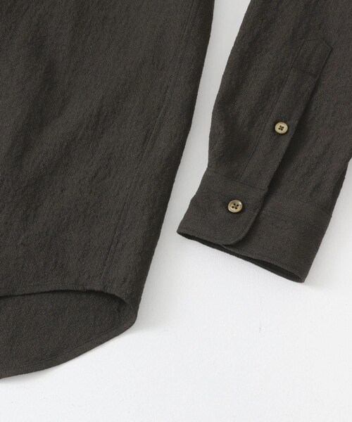 URBAN RESEARCH（アーバンリサーチ）の「new basic　ALBATROSS WOOL SHIRTS（シャツ/ブラウス・メンズ・GRAY/BROWN・M/L/XL）」の14枚目の写真