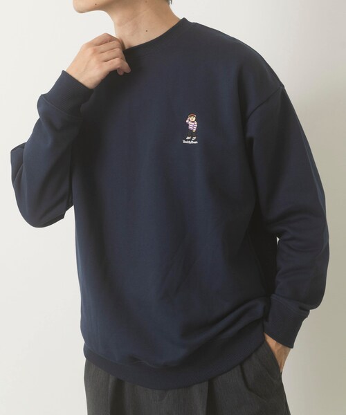ITEMS URBANRESEARCH（アイテムズ アーバンリサーチ）の「TeddyBear ワンポイント スウェット（スウェット・メンズ・OML/BGD/GRN/NVY・M/L）」の22枚目の写真