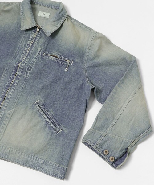 URBAN RESEARCH（アーバンリサーチ）の「HERILL　Nepdenim jacket（デニムジャケット・メンズ・White/VT Worn・2/3）」の8枚目の写真