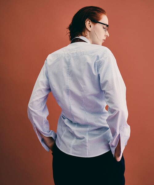 URBAN RESEARCH(アーバンリサーチ)の「Teya BORROWED SHIRTS(シャツ/ブラウス・レディース・SAX/STRIPE・Free)」の8枚目の写真