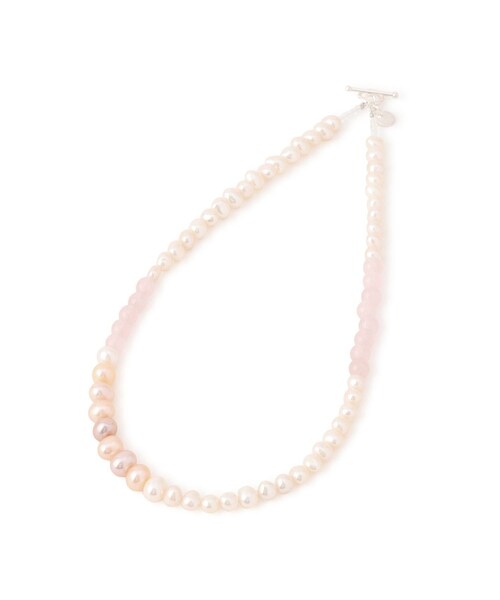 ROPE'（ロペ）の「【les bonbon (ル ボンボン)】【WEB限定】 playfully pearl necklace PINK（ネックレス・レディース・ピンク系・F）」の16枚目の写真