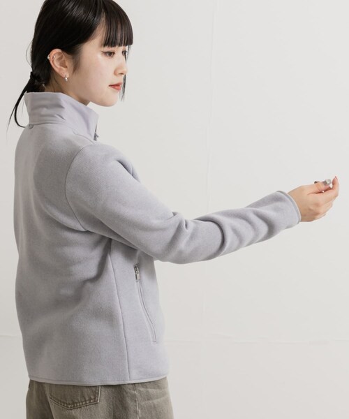 THE GOODLAND MARKET（ザグッドランドマーケット）の「AIGLE　ポーラテック フリースジャケット T-KIT（テーラードジャケット・レディース・G.LILAS/NOIR・36/38/40）」の14枚目の写真