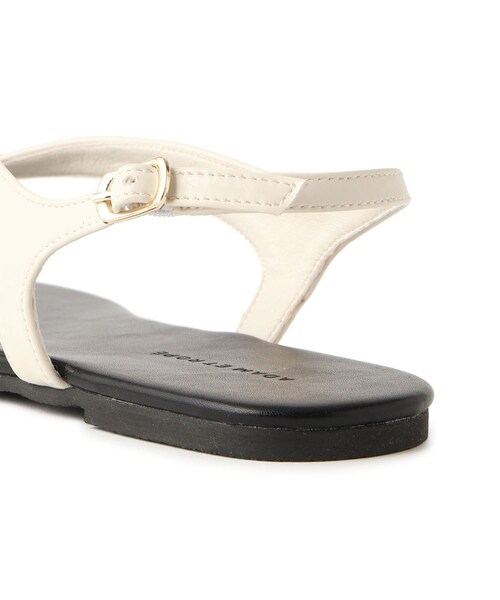 ADAM ET ROPE'（アダムエロペ）の「メタルモチーフサンダル（サンダル・レディース・ブラック/オフホワイト・23.0/23.5/24.0/24.5）」の20枚目の写真