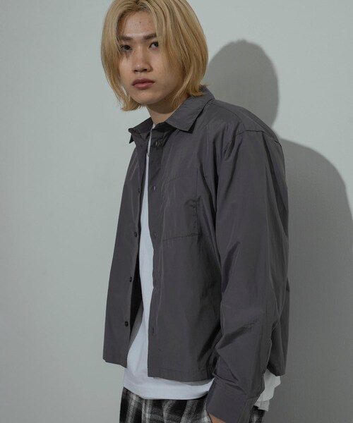 SENSE OF PLACE by URBAN RESEARCH(センスオブプレイスバイアーバンリサーチ)の「『ユニセックス』アソートボクシーシャツ(シャツ/ブラウス・メンズ・BRW STRIPE/CHARCOAL/BLUE/CHA STRIPE/BLU STRIPE・M/L)」の19枚目の写真