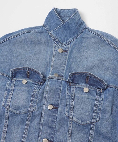 URBAN RESEARCH Sonny Label（アーバンリサーチサニーレーベル）の「Healthy DENIM　LATTE（デニムジャケット・レディース・MID USED・1）」の4枚目の写真