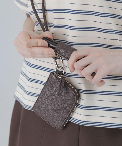 URBAN RESEARCH Sonny Label（アーバンリサーチサニーレーベル）の「カスタムミニポーチ（ポーチ・レディース・ブラック/ブラウン・One）」の13枚目の写真