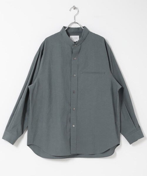 URBAN RESEARCH DOORS（アーバンリサーチドアーズ）の「STILL BY HAND　LINENMIXEDNARROWCOLLARSHIRTS（シャツ/ブラウス・メンズ・LT.BEIGE/BLUE GREY/NAVY・46/48）」の8枚目の写真