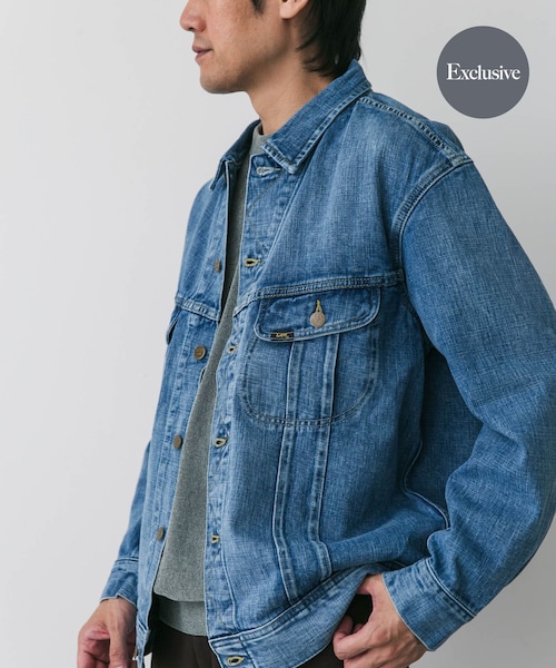 URBAN RESEARCH DOORS（アーバンリサーチドアーズ）の「『別注』Lee101×DOORS　JACKET（デニムジャケット・メンズ・DARK USED/RIGID/ONE WASH/LIGHT USED・38/40/42）」の4枚目の写真