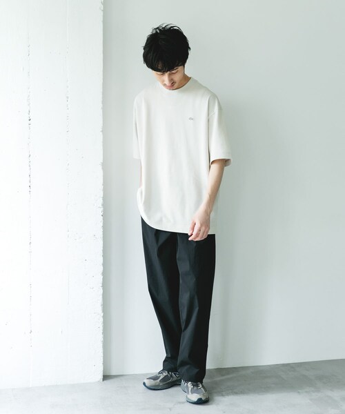 URBAN RESEARCH DOORS(アーバンリサーチドアーズ)の「『別注』LACOSTE×DOORS MOSS STITCH SHORT-SLEEVE T-SHIRTS(Tシャツ/カットソー・メンズ・HAMMAM/SOJA/BUFFALO/GRAPHITE・3/4/5)」の12枚目の写真