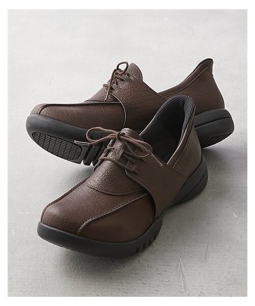 nissen（ニッセン）の「リゲッタ　スットオン　レースアップシューズ（バレエシューズ・メンズ・黒/キャメル/ブラウン・S=22.0~22.5cm/M=23.0~23.5cm/L=24.0~24.5cm/LL=25.0~25.5cm）」の12枚目の写真