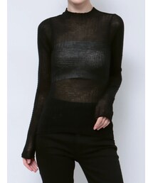 MURUA | ランダムパターンシアーニット(ニット/セーター)