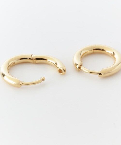 URBAN RESEARCH(アーバンリサーチ)の「TOM WOOD Classic Hoops Small gold(ピアス(両耳用)・メンズ・S925/18KGP・One)」の5枚目の写真