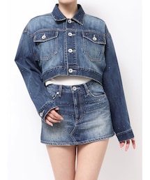 GD MOLD bijouデニムショートGジャン