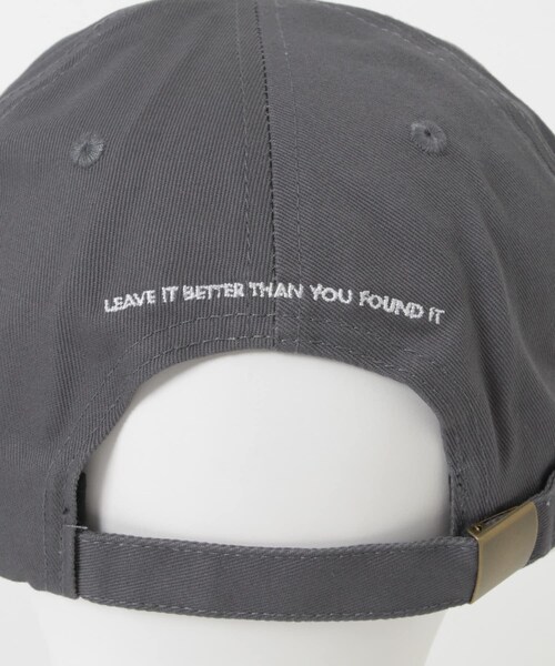 THE GOODLAND MARKET（ザグッドランドマーケット）の「PARKS PROJECT　PARKS-TWIL PARKS LOGO CAP（キャップ・メンズ・BEIGE/NAVY/GRAY・FREE）」の6枚目の写真