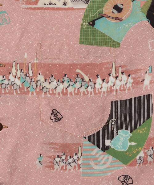 ADAM ET ROPE'(アダムエロペ)の「【SUN SURF/サンサーフ】SANKIN KOTAI BETTY HIGGINS(シャツ/ブラウス・メンズ・ピンク・L/XL)」の8枚目の写真