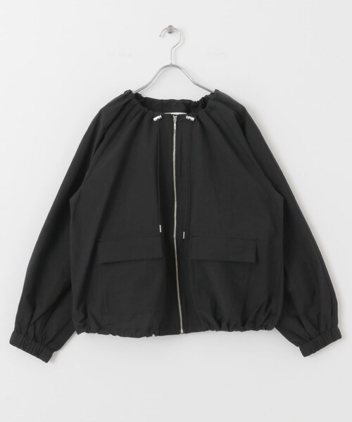 URBAN RESEARCH Sonny Label（アーバンリサーチサニーレーベル）の「ノーカラーギャザーブルゾン（ブルゾン・レディース・ブラック/ライトグレー/アイボリー・FREE）」の21枚目の写真