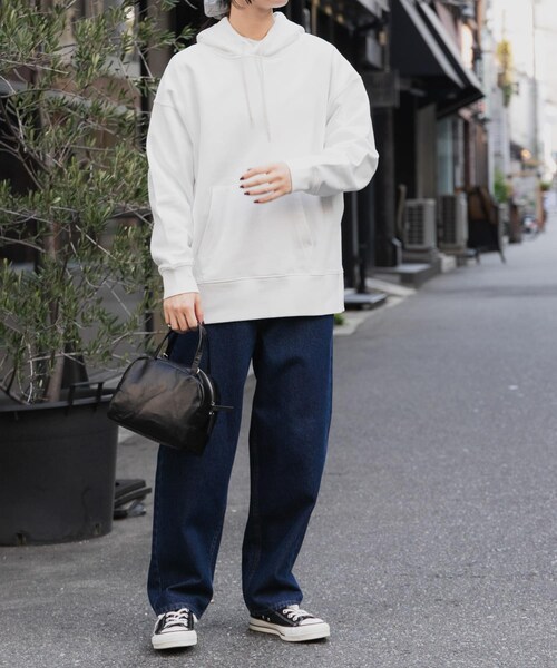 URBAN RESEARCH DOORS(アーバンリサーチドアーズ)の「FORK&SPOON クリア裏毛フーディースウェット(パーカー・レディース・OATMEAL/OFF・1)」の22枚目の写真