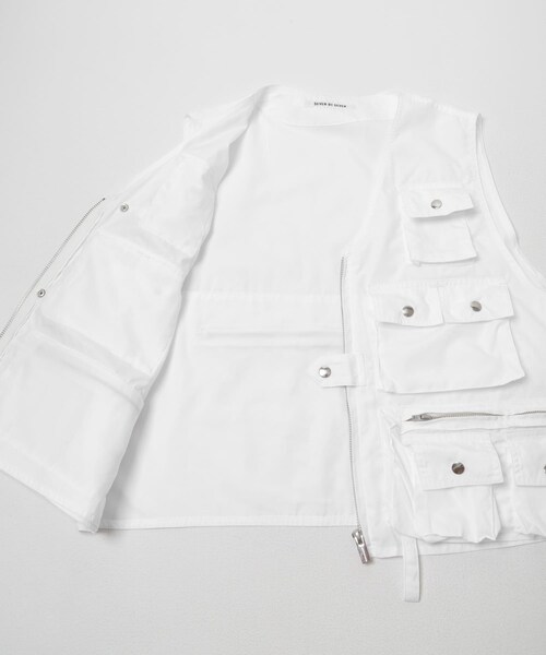URBAN RESEARCH（アーバンリサーチ）の「SEVEN BY SEVEN　HUNTING SHORT VEST（ベスト・メンズ・030 WHITE・M/L）」の8枚目の写真