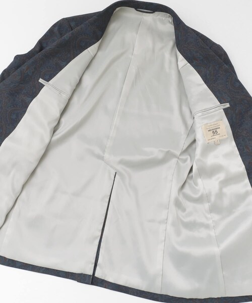 URBAN RESEARCH(アーバンリサーチ)の「MEHRABIAN55 by URBAN RESEARCH ペーズリーパターンノッチドジャケット(テーラードジャケット・メンズ・OFF/BEIGE/NAVY・44/46/48)」の6枚目の写真