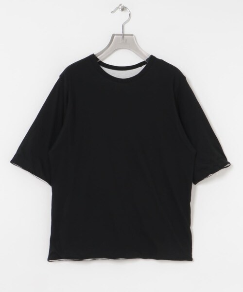 URBAN RESEARCH(アーバンリサーチ)の「リバーシブルTシャツ(Tシャツ/カットソー・レディース・RED×BEIGE/KHAKI×WHT/BLACK×OFF・FREE)」の12枚目の写真