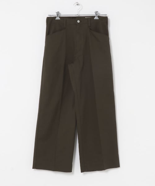 URBAN RESEARCH DOORS（アーバンリサーチドアーズ）の「FORK&SPOON　ワイドシルエットチノパンツ（チノパンツ・メンズ・BLACK/BROWN・4/5）」の13枚目の写真