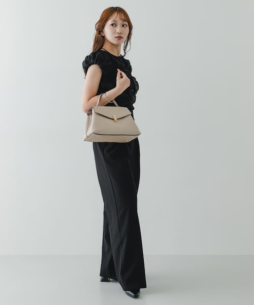 RODE SKO（ロデスコ）の「フラップワンハンドルバッグ（ハンドバッグ・レディース・BLACK/MOCHA/IVORY・One）」の11枚目の写真