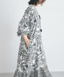 URBAN RESEARCH ROSSO | sara mallika　PAISLEY FLOWER PRINT DRESS(ワンピース)