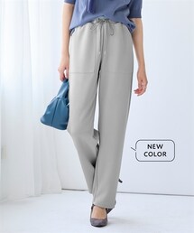 nissen | 大きいサイズ 【贅沢質感】ダンボールスウェットストレートパンツ（ゆったりヒップ）(スウェットパンツ)