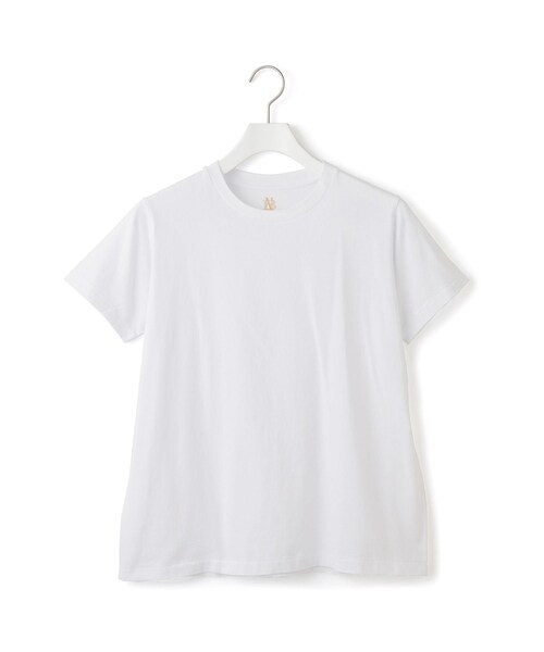 ADAM ET ROPE'(アダムエロペ)の「【BATONER(バトナー)】MERIYASU T-SHIRT (PACK)(Tシャツ/カットソー・レディース・ブラック/ホワイト・F)」の1枚目の写真