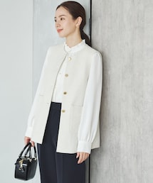 URBAN RESEARCH | ノーカラーツイードジレ(その他アウター)