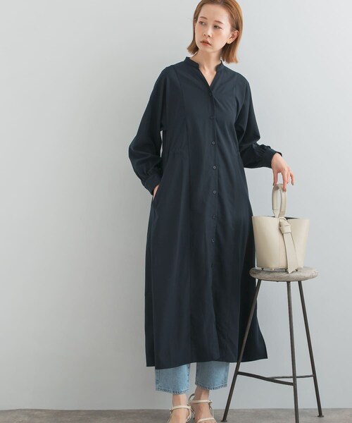 URBAN RESEARCH ROSSO（アーバンリサーチロッソ）の「パネルデザインシャツワンピース（ワンピース・レディース・MINT/STRIPE/NAVY・FREE）」の14枚目の写真