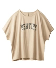 SMILE LAND | ＜大きいサイズ＞ ドルマンプリントTシャツ（吸汗速乾）(Tシャツ/カットソー)