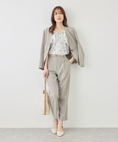 ROPE' PICNIC(ロペピクニック)の「花柄フェミニンブラウス(シャツ/ブラウス・レディース・オフホワイト/サックス/イエロー・F)」の18枚目の写真