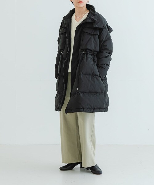 URBAN RESEARCH（アーバンリサーチ）の「VACHEMENT　down jacket（その他アウター・レディース・GREEN/BEIGE/BLACK・FREE）」の5枚目の写真