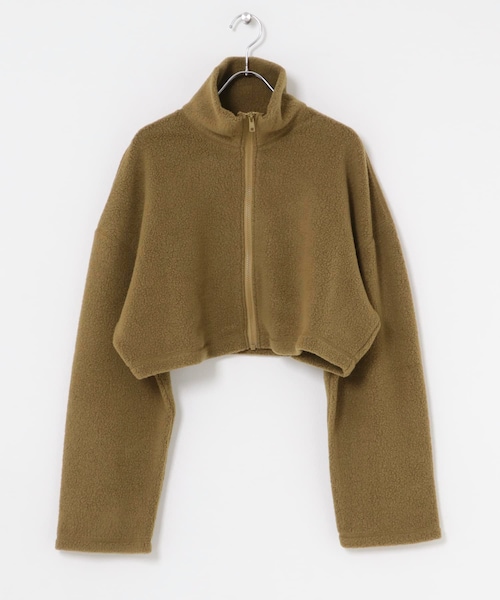 かぐれ（カグレ）の「SEEALL　CROPPED JACKET（テーラードジャケット・レディース・METEORITE/COYOTE・M）」の2枚目の写真