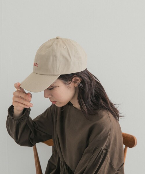 URBAN RESEARCH DOORS(アーバンリサーチドアーズ)の「LY LETTER CAP(キャップ・レディース・OATMEAL/PURPLE/BORDEAUX・Free)」の6枚目の写真