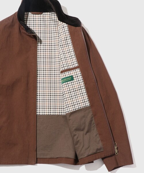 ADAM ET ROPE'(アダムエロペ)の「COATING PRINT TRACK JACKET(その他アウター・メンズ・ダークブラウン・L/M/S)」の11枚目の写真