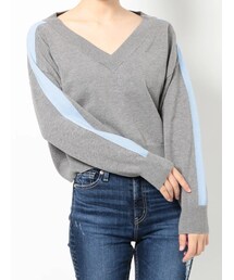 GYDA | スリーブラインVネックショートKT TOPS(ニット/セーター)